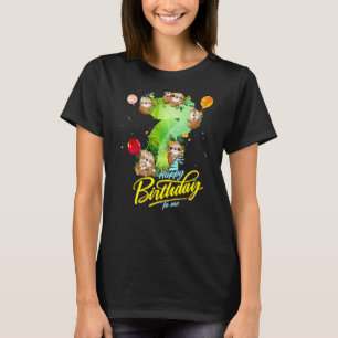 Camiseta chica de cumpleaños de Sloth de 7 años 7 Chicas Sl