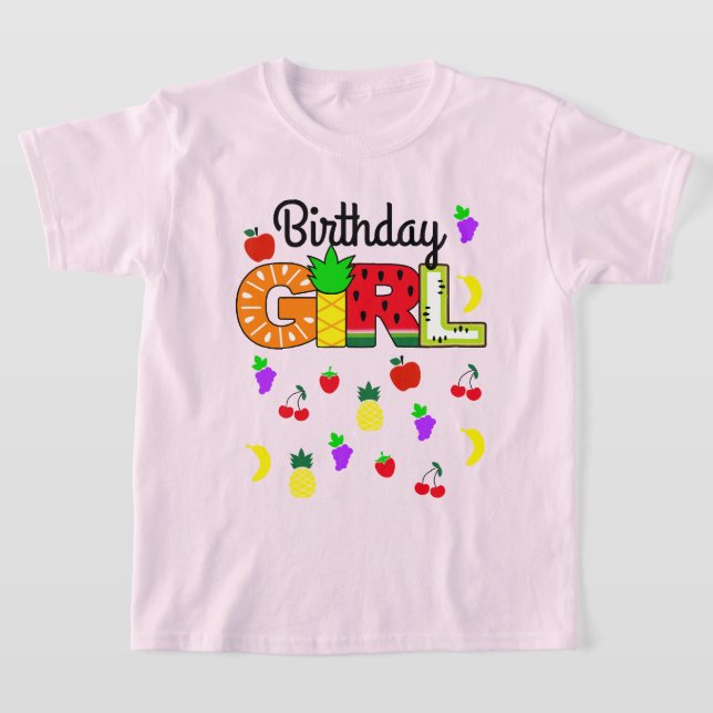 Camiseta Chica de cumpleaños de Tutti frutti (Distribución)