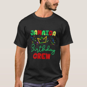 Camiseta Chica De Cumpleaños Equipo Fiesta De Jamaica Coinc
