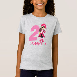 Camiseta Chica de cumpleaños Fiesta Pirate T-Shirt