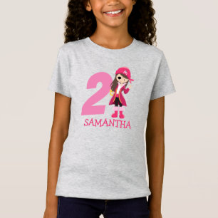 Camiseta Chica de cumpleaños Fiesta Pirate T-Shirt