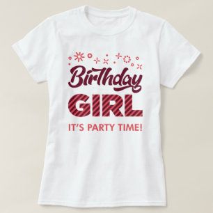 Camiseta Chica de cumpleaños Fiesta Princesa Chicas de la C