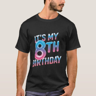 Camiseta Chica de cumpleaños K-Pop K Pop Es mi octavo cumpl