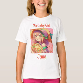Camiseta Chica de cumpleaños personalizado | Fiesta de Anim