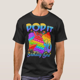 Camiseta Chica De Cumpleaños Pop De 10 Años