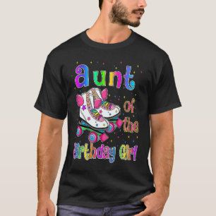 Camiseta Chica de cumpleaños Rolling Skate Familia de cumpl
