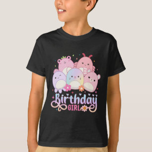 Camiseta Chica de cumpleaños Squish Squad Mallow Chicas ab