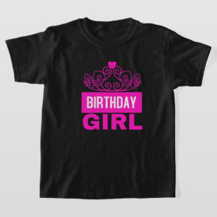 Camiseta Chica de cumpleaños Tiara