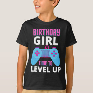 Camiseta Chica De Cumpleaños Tiempo Para Elevar El Nivel De