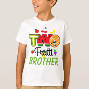 Camiseta Chica de cumpleaños Twotti Fruitti   Hermano