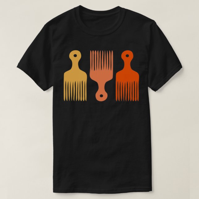 Camiseta Chica de curvas de peine de peinado 2 (Diseño del anverso)