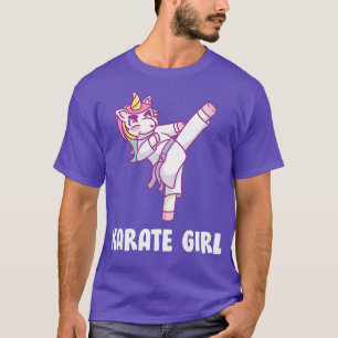 Camiseta Chica de Cute Karate Unicorn
