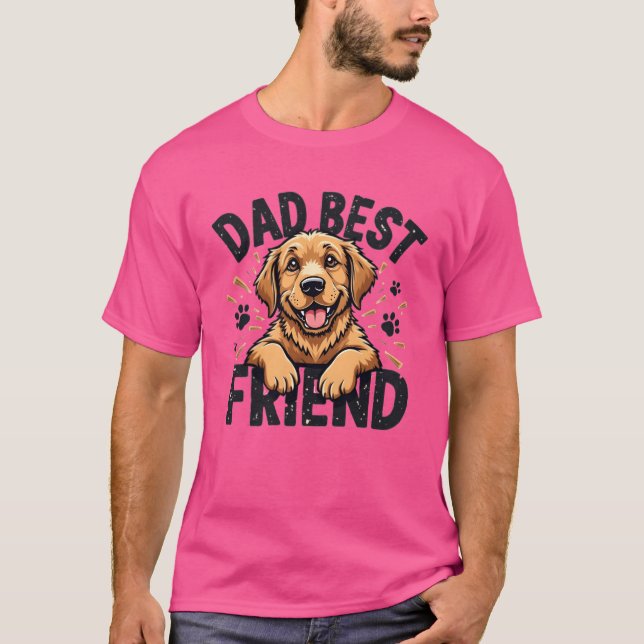 Camiseta Chica de Dads Best Friend (Anverso)