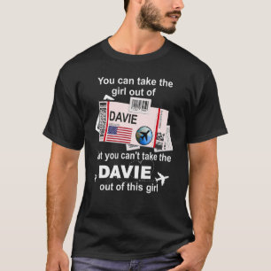 Camiseta Chica de Davie Boarding Pass Flight Ticket Davi