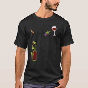 Camiseta Chica de degustación de bebida de vino sommelier s