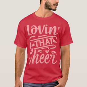 Camiseta Chica de deportes porrista corazón animar Lovinhat