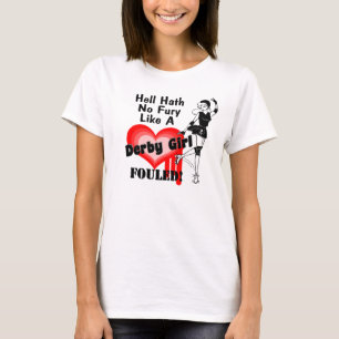 Camiseta Chica de Derby ensuciado