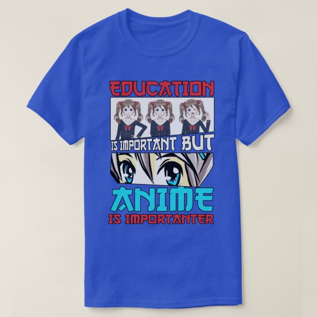 Camiseta Chica de Educación Merch Cosplay Otaku regalo (Diseño del anverso)