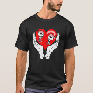 Camiseta Chica de embarazo de Skeleton dos gotas de rayos X