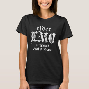 Camiseta Chica De Emo/Emo Mayor Millenial/Crecer Emo Niño/G
