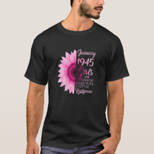 Camiseta Chica de enero de 1945 TShirt 78 años 78