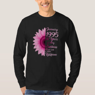 Camiseta Chica de enero de 1995 TShirt 28 años 28