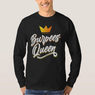 Camiseta Chica de entrenamiento de fitness en Burpees Queen