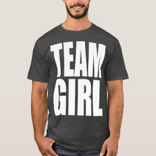 Camiseta Chica de equipo Baby Shower Género revelar Fiesta