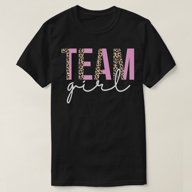 Camiseta Chica de equipo Baby Shower Género revelar Fiesta  (Diseño del anverso)