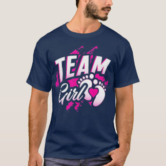 Camiseta Chica de equipo de revelación de género Baby Showe