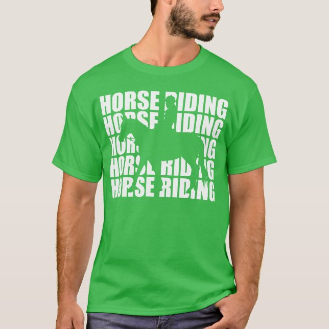 Camiseta Chica de equitación (Anverso)