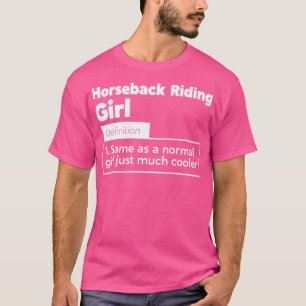 Camiseta Chica de equitación