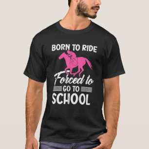 Camiseta Chica de equitación Chica de caballos