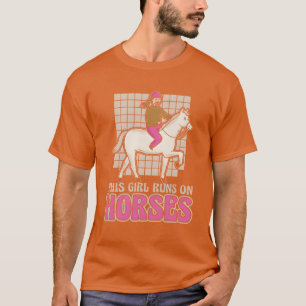 Camiseta Chica de equitación Endurance Riding