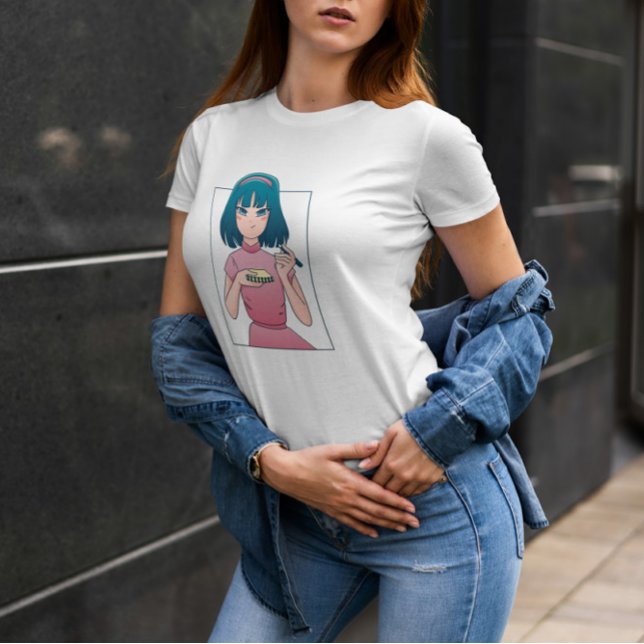Camiseta Chica de esbozo animado (Subido por el creador)