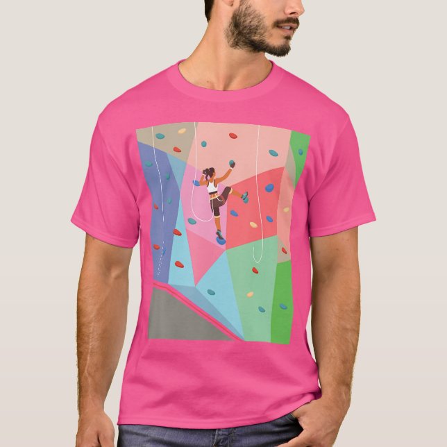 Camiseta Chica de escalada de pared - anuncio deportivo cub (Anverso)