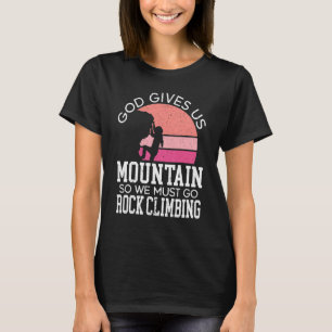 Camiseta Chica de escalada de rock escalador Bouldering Sen