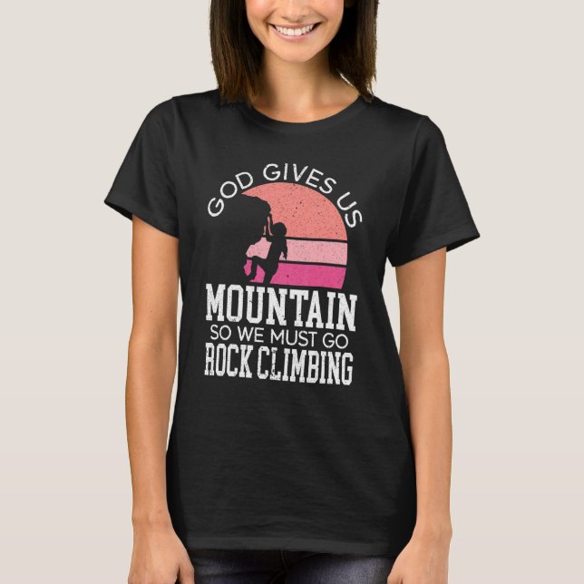 Camiseta Chica de escalada de rock escalador Bouldering Sen (Anverso)
