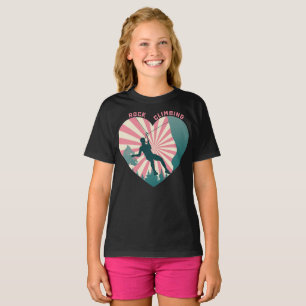 Camiseta Chica de escalada rock escalador y amante del esca