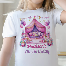 Camiseta Chica de escuadrón de resaca oral Cumpleaños purpu