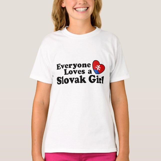 Camiseta Chica de Eslovaquia (Anverso)