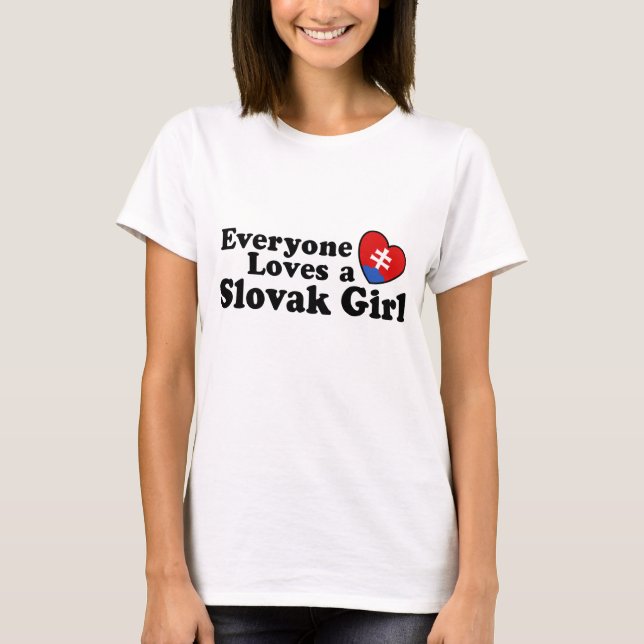 Camiseta Chica de Eslovaquia (Anverso)