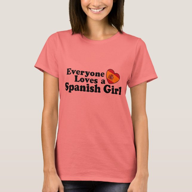 Camiseta Chica de España (Anverso)