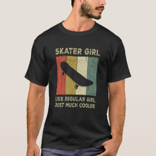 Camiseta Chica De Esquí Retro Skateboarding Vi