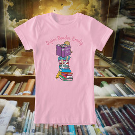 Camiseta Chica de estilo personalizado de superlector en li