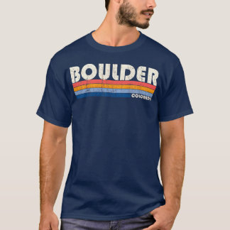 Camiseta Chica de estilo vintage de los 70 80 de Boulder Co