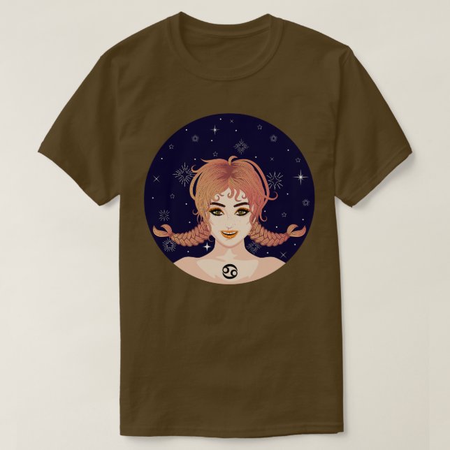 Camiseta Chica de fantasía abstracta (Diseño del anverso)