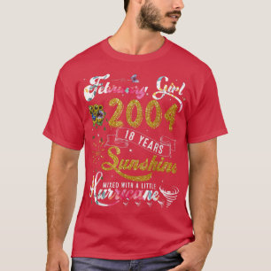 Camiseta Chica de Febrero 2004 Mariposas Sunflower 18th Bir