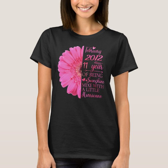 Camiseta Chica de febrero 2012 11 años de edad 11 años (Anverso)