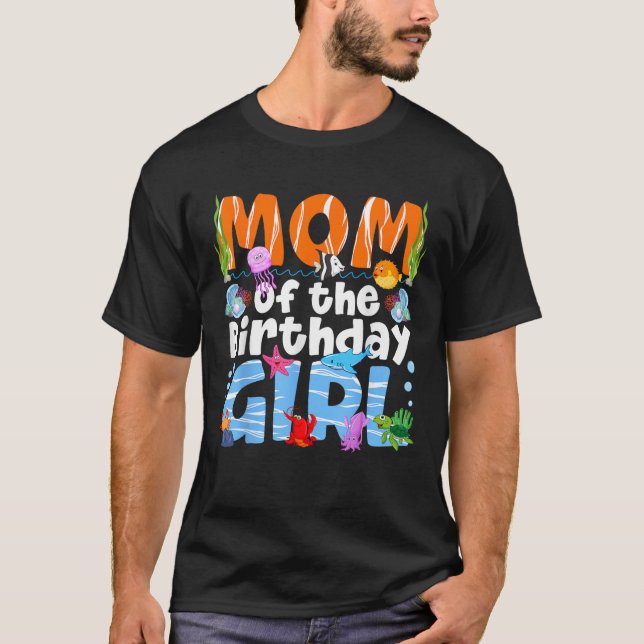 Camiseta Chica de fiesta de cumpleaños con tema de papá baj (Anverso)